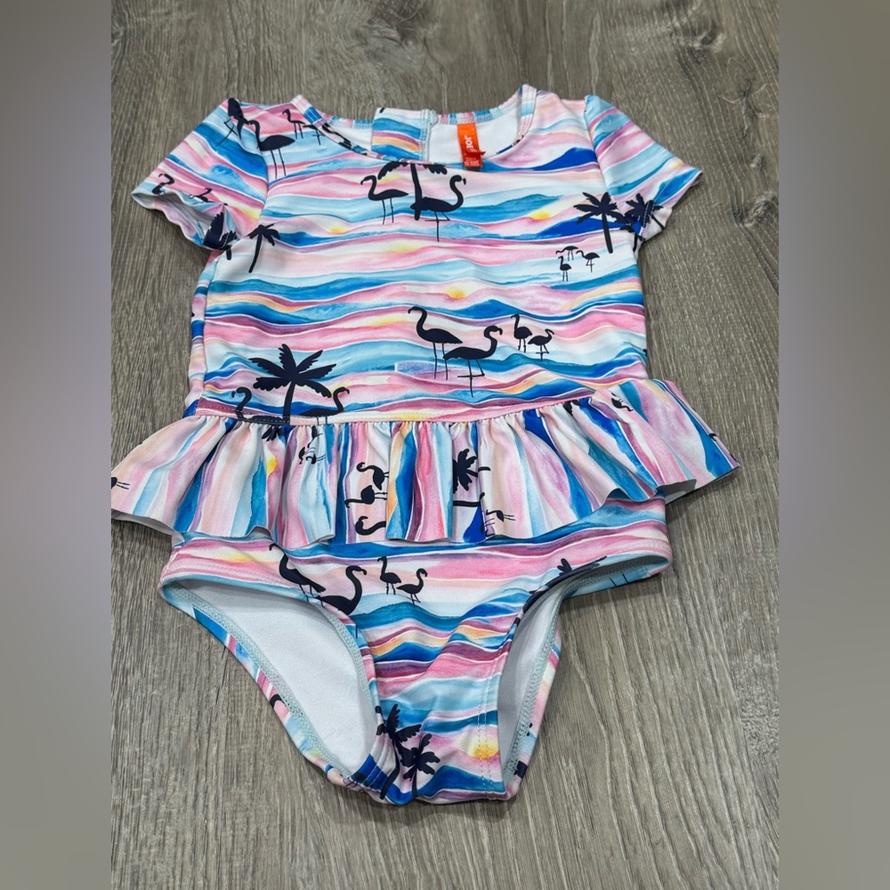 Joe Fresh 18-24 month Swimsuit Flamingo Beach J34